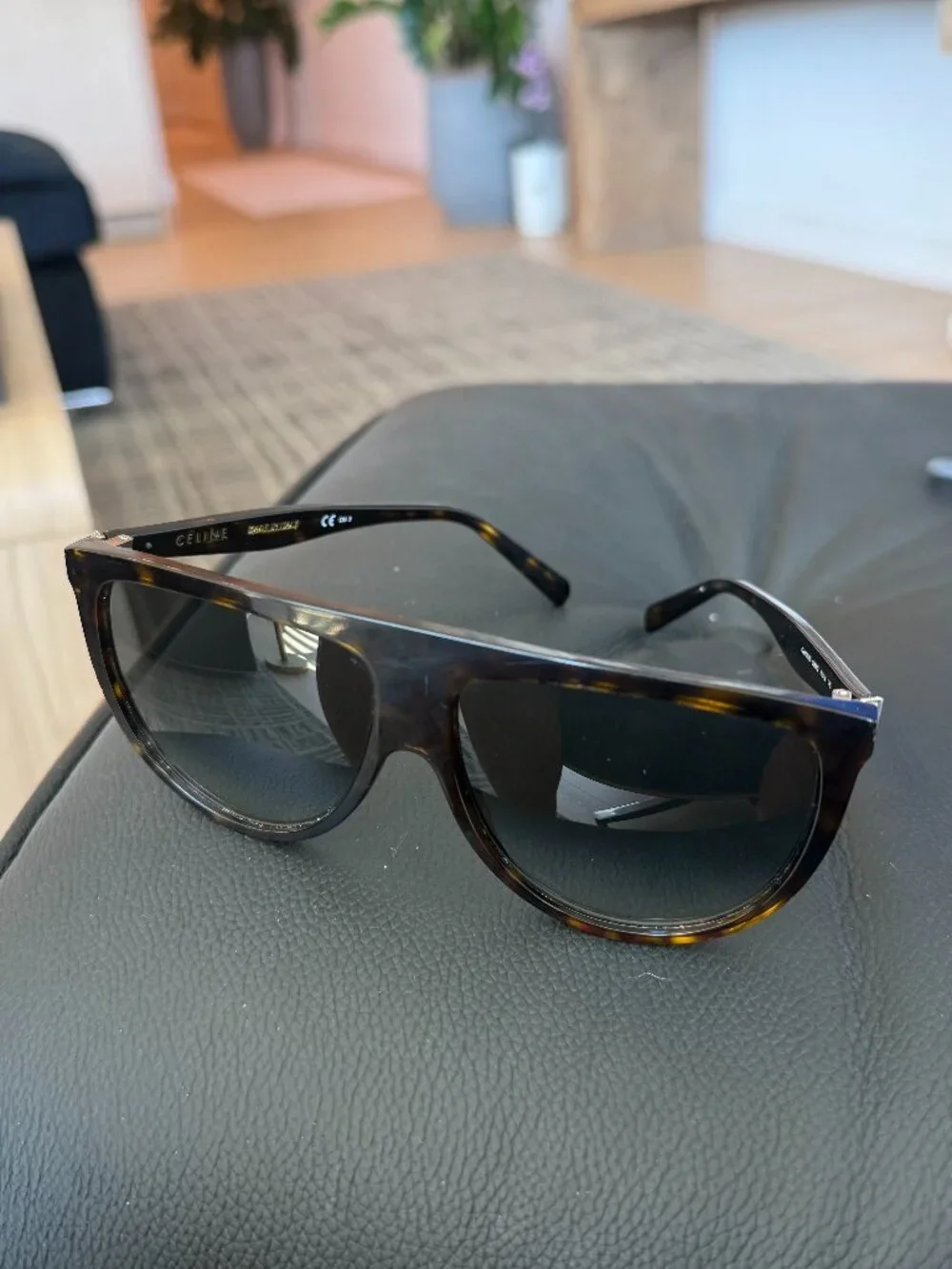 🔥 Good Celine CL40006I Thin Shadow sunglasses :: Tortoise 🔥